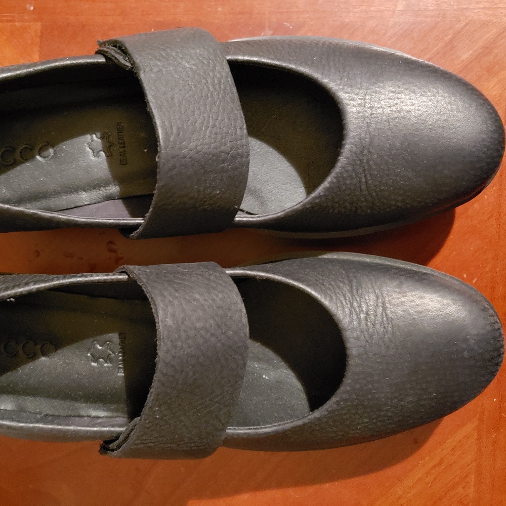 Ecco Black Mary Jane Shoes